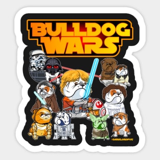 Bulldog Wars Sticker